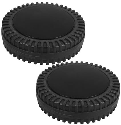 Happyyami 2pcs Grill Wheels Replacement for Bbq Grill Cart with 6 Inch Heavy Duty Hdpe Swivel Caster Wheels Higher Loadbearing Capacity and Versatile Compatibility
