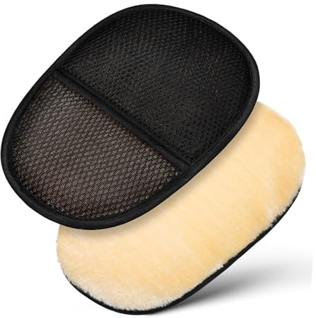 OSOLADY 2pièces De Lavage Auto Laine Artificielle Nettoyage sans Rayures De Détail pour Voiture Kit De Lavage Et Confortable