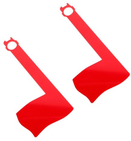 GALPADA Accesorios para Buzón de Acrílico 2 Piezas de Bandera para Buzón de para Exteriores Instalación Durable y Estable