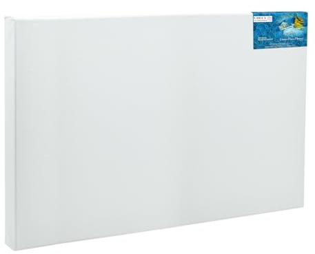 Chely Intermarket MOD-563 Lienzo para Pintar 70x100 cm 100% Algodón con Bastidor 24 mm Ideal para Óleo Acrílico y Manualidades Superficie Uniforme para Crear Decorar y Regalar