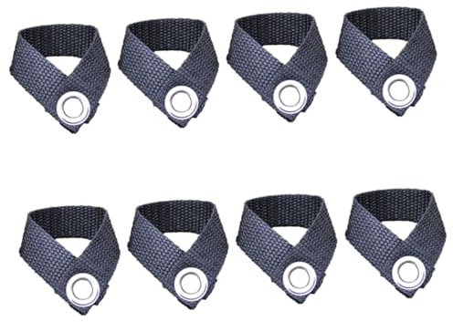 Toyvian 8piezas Fijación Toldo Tienda Camping Hebilla Fijación Postes Toldo Abrazadera Camping