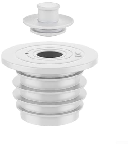ZiStarlilife Sello de tubo de drenaje de silicona antiolor para lavadora, conector de drenaje para lavadora de diámetro interior, anillo de sellado de tubería de agua (45-50 mm)