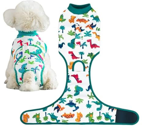 Quorvex Body para Perras Postoperatorio | Traje Recuperación Canina Anti-Lamido Esterilización | Ropa Transpirable Cómoda para Cuidado Heridas Rehabilitación Paseos Sueño Mascota Cachorro Interior