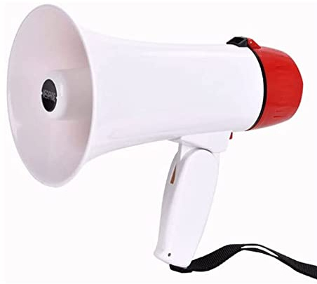 megafon, Megafonhögtalare Megafon Handhållen 15W Bullhorn-högtalare Inbyggd Siren Domarmegafoner