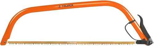 Truper Bow Saw, 30-Inch Blade, Steel Handle, Cam-Lever Tension System, Heavy-Duty Hand Saw for Pruning & Cutting Wood (Model 30261)
