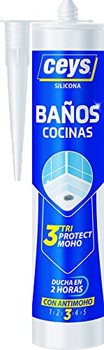 Ceys M128790 - Silicona sellaceys cocina - baño 280ml-transparente