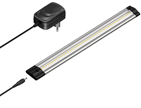 parlat LED Unterbau-Leuchte SIRIS mit Netzteil, flach, 30cm, 370lm, weiß
