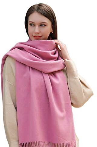 MASADA Damen Winterschal warmer und weicher Schal - Berry