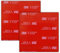 80mm*80mm 2-pack 3M Double Sided Sticky Pads, 3M Extra Strong Tape, Waterproof. Adhesive Pads for use Indoors, Outdoors, Home, Office