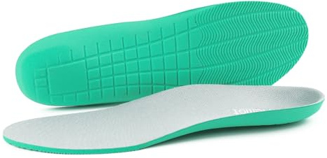 Riemot komfortinläggssulor för kvinnor sport innersulor mjuka skoinlägg för skor, sneakers, arbetsskor, löparskor, sportskor, vandringsskor, GRÅ, 42 EU
