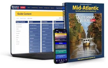 Waterway Guide Mid-Atlantic Bundle (Print + Digital): Essential Cruising Guide for Boating on the Atlantic ICW