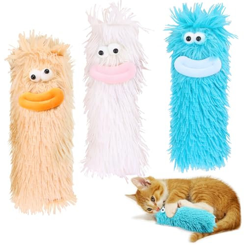 dellyy Jouet pour chat avec menthe - Jouet à mâcher pour chat - Coussin à mâcher pour chat - Valériane - Coussin à la menthe pour chat