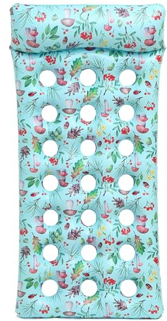 XUQEAYWD Luftmadrass pool, uppblåsbar pool simmare, pool hängmatta vuxna, vattenhängmatta, luftmadrass vatten, uppblåsbar pool lounge stol, pool simdjur vuxna, 154 x 82 cm