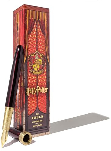 Ferris Wheel Press, Warner Bros., Official Licensed, Harry Potter, Joule Pen, Gryffindor House, Secrets Etched in Silver and Gold, Gold Plated No. 6 Nib
