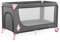 Kinderkraft Kinderreisebett JOY, Babybetten, Kinderbett, Reisebett, Praktisch, Modernes Design, Kleine Abmessungen nach Zusammenklappe, Räder, Tasche, Rosa