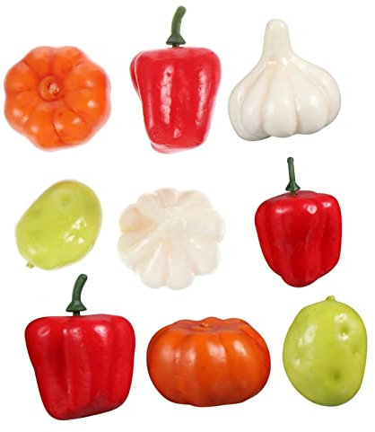 FUNOMOCYA 40stücke Teiliges Künstlicher Gemüse Für Küchendekoration Realistische Nachbildung Von Gemüse Für Zuhause Restaurant Kindergarten Hotel Und Supermarkt