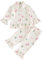 Toddler Kid Baby Girls 2Pcs Pajama Set Strawberry/Butterfly Print Sleepwear Spring Autumn Long Sleeve Ruffle Shirt Top Long Pants (White, 3-4 Years)