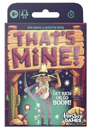 Hasbro that’s Mine! Card Game | Ages 8 and Up | 2 to 5 Players | 20 Mins. | Fast and Easy Family Games for Kids, Teens, and Adults