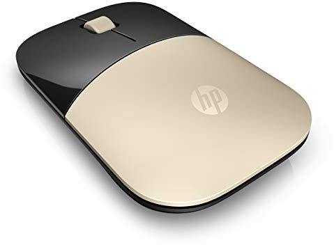 HP 2.4GHz Wireless USB Mouse Z3700 (Matte Gold/Glossy Black), Modern Gold (X7Q43AA#ABL)