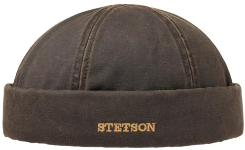 SOMBREROSHOP Old Cotton Winter gorro docker encerado Hombre Otono Invierno