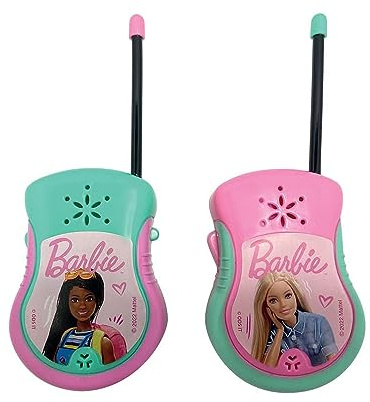 ODS - Barbie, Walkie Talkie Esploratrici Coraggiose, Frequenza 40 Mhz Distanza Ricezione 50-80 mt, Età Consigliata +3 Anni
