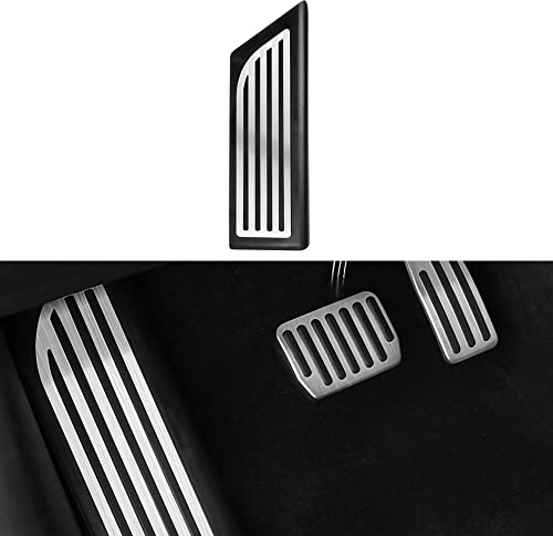 TOPABYTE Pedale Poggiapiedi per Tesla Model Y Model 3 Accessori 2016-2023 2024 Highland, Ricambio Auto Antiscivolo