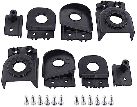 Doo Engy Headlight Repair Kit Holder Front Headlight Holder Headlight Holder Headlight Holder Main Headlight Clips Eyelets with Screw Front Left and Right for A6 4F A6 C6