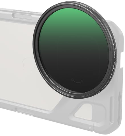 SMALLRIG Filtro Magnético VND de 67 mm (ND64-ND400, 6-9 Pasos), Ajustable para iPhone 16/S24 Ultra/Vivo X100 y Lentes de Cámara de 67 mm, sin Cristal óptico X Cross HD, con Adaptador Roscado - 5169