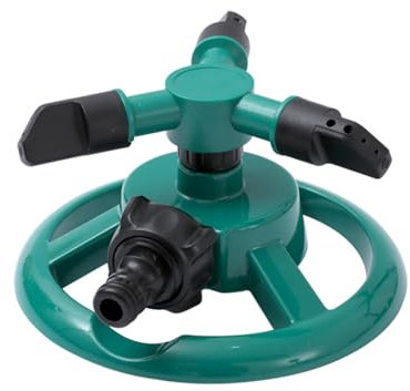 Vbvbip 360 ° Rasensprenger mit runder Basis - Einstellbarer drehbarer Sprinkler für Garten- und Gartenbewässerung mit wassersparenden Sprühmustern