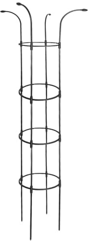 Enrejado de jardín para plantas trepadoras – Soporte estable para plantas trepadoras | Marco de torre de enrejado de paraguas, para vid rosa, clemátide, fruta del dragón, pepino, hortensias, jazmín