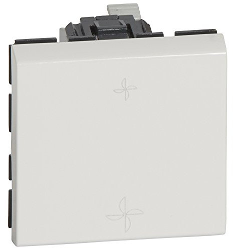 Legrand soluc. Inst. sanitaires 077027 – Commande de VMC 2 modules Blanc