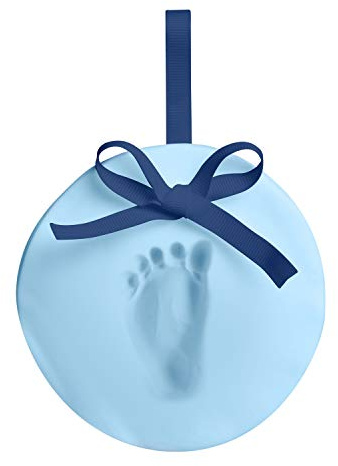 Pearhead 50025 babytryck handavtryck eller fotavtryck minnessak ornament, vit