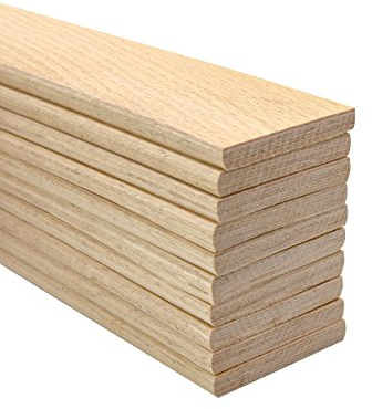 Replacement Beech Sprung Wooden Bed Slat Value Bundle Packs 63mm x 8mm x 915mm. Also Available in Any Length, Bespoke or Custom Length (10 Slats)