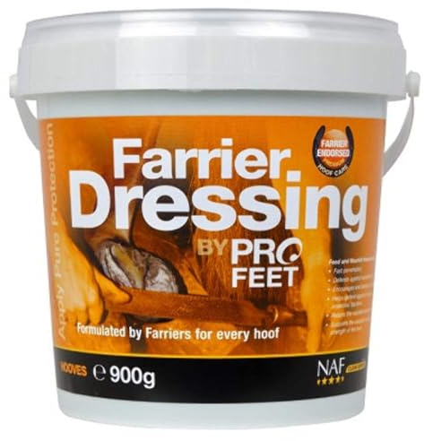 NAF Profeet Farrier Hoof Dressing 900g – Daily Nourishment for Hoof Health – Supports Moisture Balance, Strength & Shine – Ideal for All-Weather Hoof Maintenance