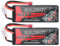 GOLDBAT 7,4 V Lipo 6200 mAh 2S 50C Lipo RC Batterie Hartschalenkoffer mit Dekanstecker für RC Evader BX Auto RC Truggy RC Flugzeug UAV Drohne FPV (2Packs)