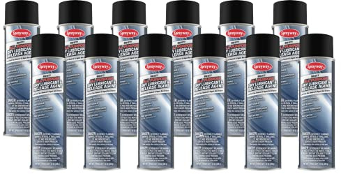 Sprayway All Purpose Industrial Silicone Lubricant - Case of 12 (20 oz) Cans, SW077