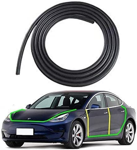 Gummi Türdichtung schalldichtes Wetterzug Windgeräusch Reduktions Kit für Tesla Model 3
