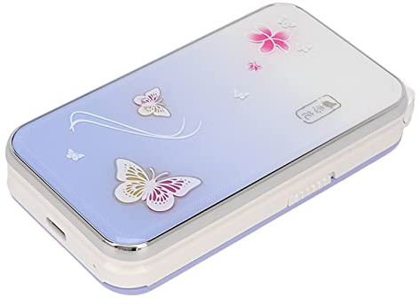 Cuifati Entsperrte Klapphandys für ältere Menschen, 2G Big Button, Einfach zu Bedienendes Senioren-Klapphandy, Dual-SIM-Taschenklapphandy mit 2,4-Zoll-HD-Bildschirm, SOS-Taschenlampe, (Lila)