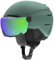 ATOMIC SAVOR VISOR STEREO Skihelm mit Visier - Green - Größe S - Maximale Stoßdämpfung - Active Aircon Belüftungssystem - Hochwertige Verspiegelung für klare Sicht