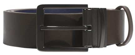 adidas Reversible Leather Belt Cinturón, marrón Oscuro, Taille Unique para Hombre