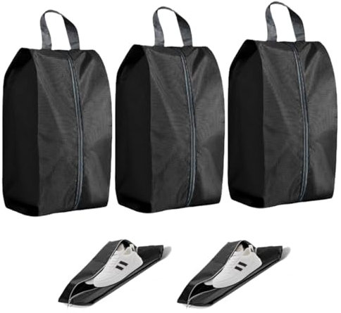Jushion Schuhbeutel für Reisen, Schuhtasche,wasserdicht, Staubdicht, Schuhbeutel Reise,Schuhbeutel zur Aufbewahrung, Schuh-Aufbewahrungstasche mit Reißverschluss für Schuhe, Turnschuhe, Absätze, Crocs