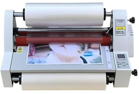 Máquina Laminadora,Laminadora Eléctrica Control Digital, Máquina Laminadora De Una Sola Cara Con Ajuste De Frío Y Calor,Laminadora Fotográfica,Laminadora A3/A4,220V-480mm