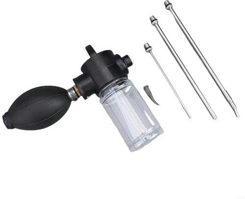 Volakebeing Set di spolverini per il controllo delle mosche da giardino, con 3 ugelli in acciaio inox, 150 ml, strumento di rimozione delle termiti in silicone per agricoltura, silvicoltura, gestione