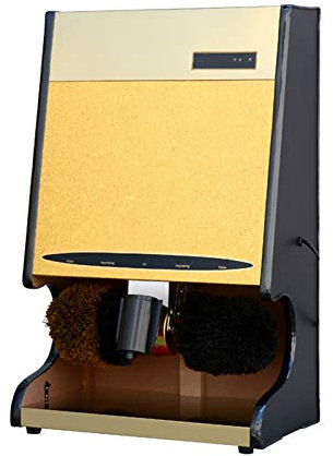 MYXJX limpiabotas eléctrico, Máquina de Limpieza de Zapatos for el hogar, vestíbulo de Hotel, Cepillo eléctrico for Zapatos, aplicado a E