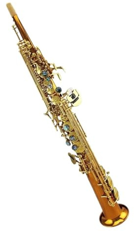 Professionell Saxofon Professionell Rak Hals Inbyggd Altsaxofon I Mörkguld Med Läderfodral
