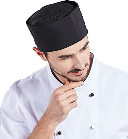 Nanxson 2 St¨¹ck Kochm¨¹TZE elastishc Bauwolle Arbeitsm¨¹TZE Kochen B?cker M¨¹TZE Hut CF9022