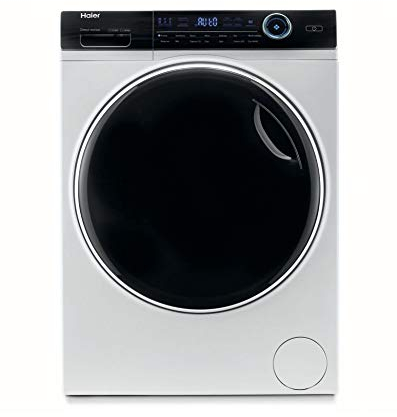 Haier I-Pro Serie 7 Lavasciuga Slim 8+5 Kg, Libera Installazione, Carica Frontale, 59,5 x 56 x 85 cm, 1400 Giri, Classe A/D, Trattamento Antibatterico, Rilevamento Carico, Bianca - HWD80-B14979