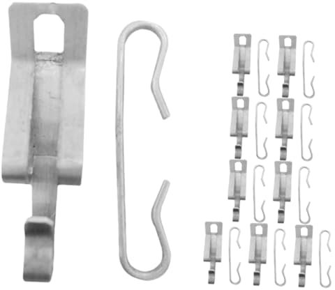 IWOWHERO 20pcs Aluminum Roof Heat Cable Clips Gutter Clips Outdoor Cable Spacers Kit