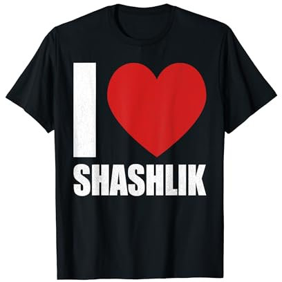 I love shashlik, pork skewers, meat lover, barbecue dish T-Shirt