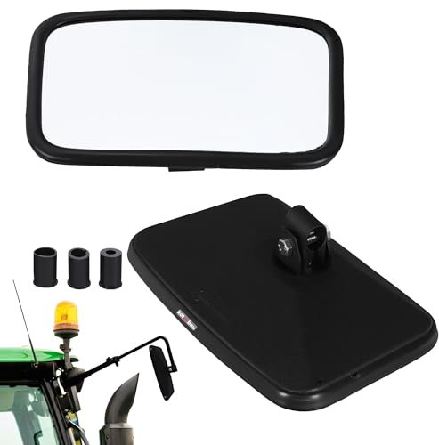 KOTARBAU® Traktor Spiegel Universal 25 x 16,5 cm PVC 1 Stück Rückspiegel Traktor LKW Spiegel Rückfahrspiegel mit Halterung Spiegel Landwirtschaft